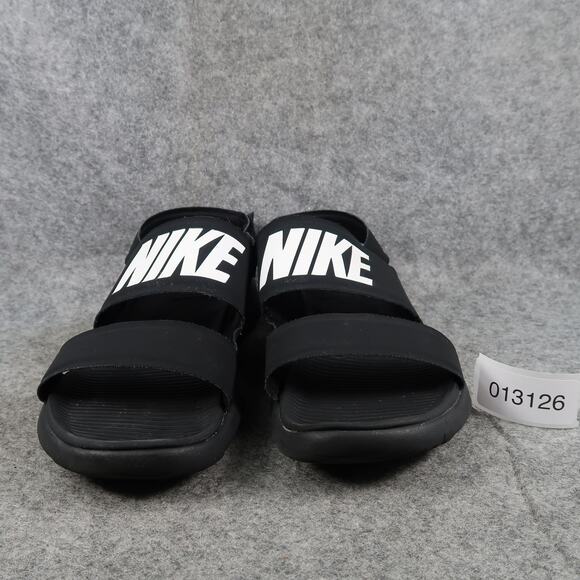 Nike Shoes Womens 9 Sandals Tanjun Casual Sport Recovery Comfort Black Strappy - Picture 2 of 13